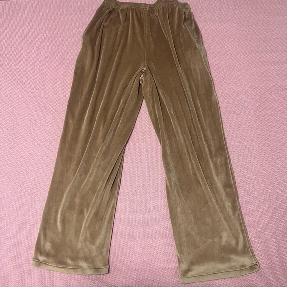 SKIMS Velour Track Pants Gold Womens size 2XL - Picture 6 of 9